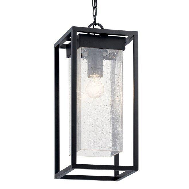 Kichler Lighting Black 150W 1-Light Medium E-26 Incandescent Outdoor Pendant 