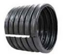 ADS&reg; Black Split Corrugated HDPE Single Wall Coupling 