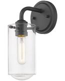 Z-Lite Matte Black 100W 1-Light 11-3/4 in. Wall Sconce 