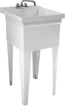 FIAT Products White 20 x 24 in. Floor Mount Laundry Sink 