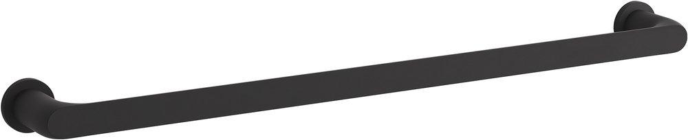 KOHLER Matte Black 24 in. Towel Bar 