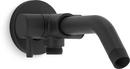 KOHLER Matte Black 1/2 in. NPT Brass Shower Arm 