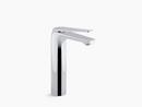 KOHLER Matte Black Single Handle Monoblock Bathroom Sink Faucet Lever Handle 