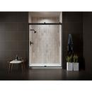 KOHLER Matte Black 74 x 59-5/8 in. Frameless Sliding Shower Door in Matte Black 
