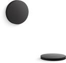 KOHLER Matte Black 3 in. Metal Drain and Overflow Trim Kit 
