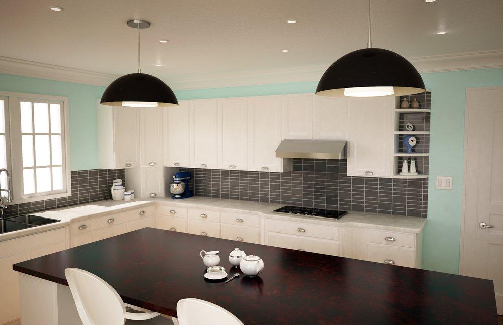 30 in. LED Baffles in Stainless Steel 