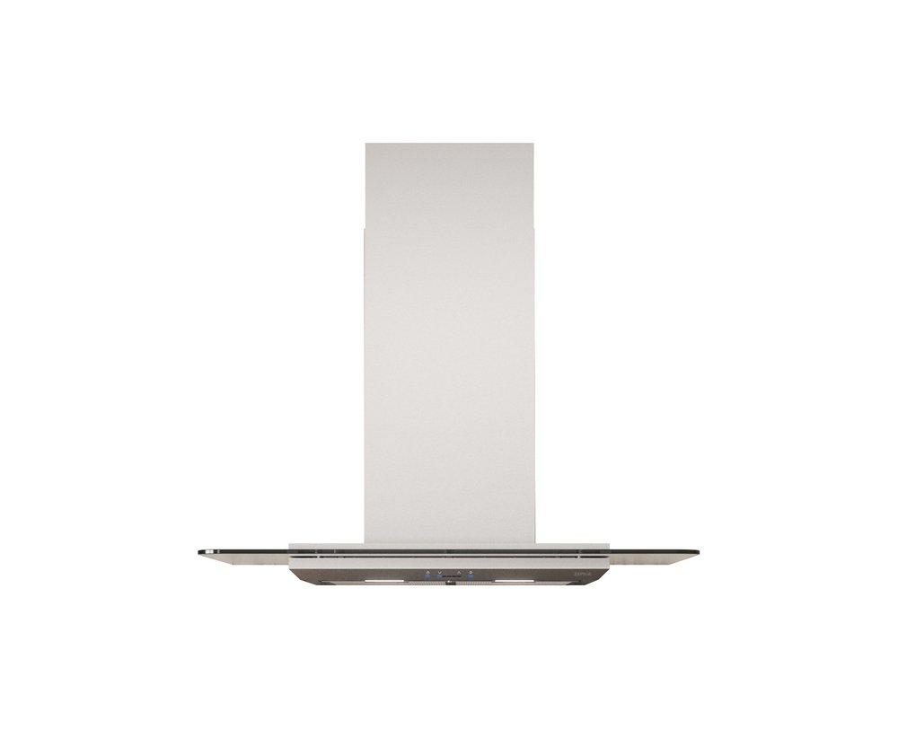 Verona 90 cm LED Wal Hood in Staliness Steel & Glass, ACT 