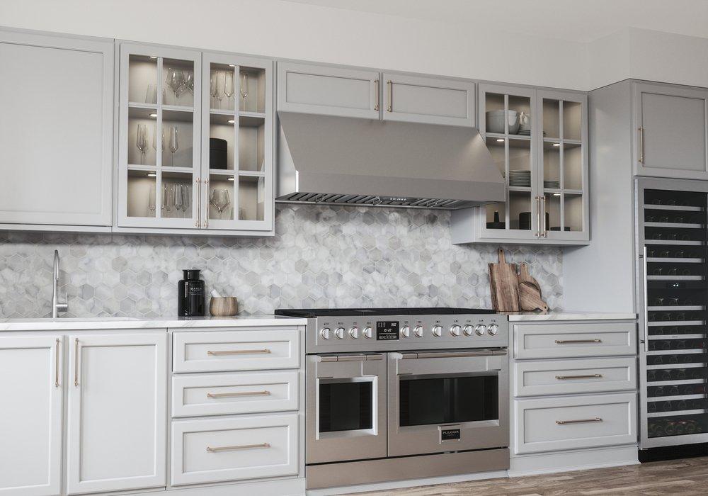 54 x 18 in. LED Wall Hood in Stainless Steel, ACT 