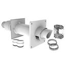 DuraVent&reg; White Polypropylene Horizontal Termination Kit 
