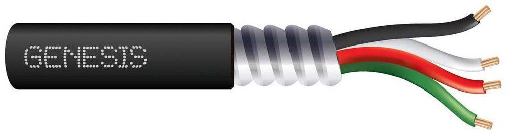 Genesis Black 14/4 ga Black MC Cable 