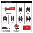 Milwaukee® Red 0.5 - 2 in. Battery Press Tool 