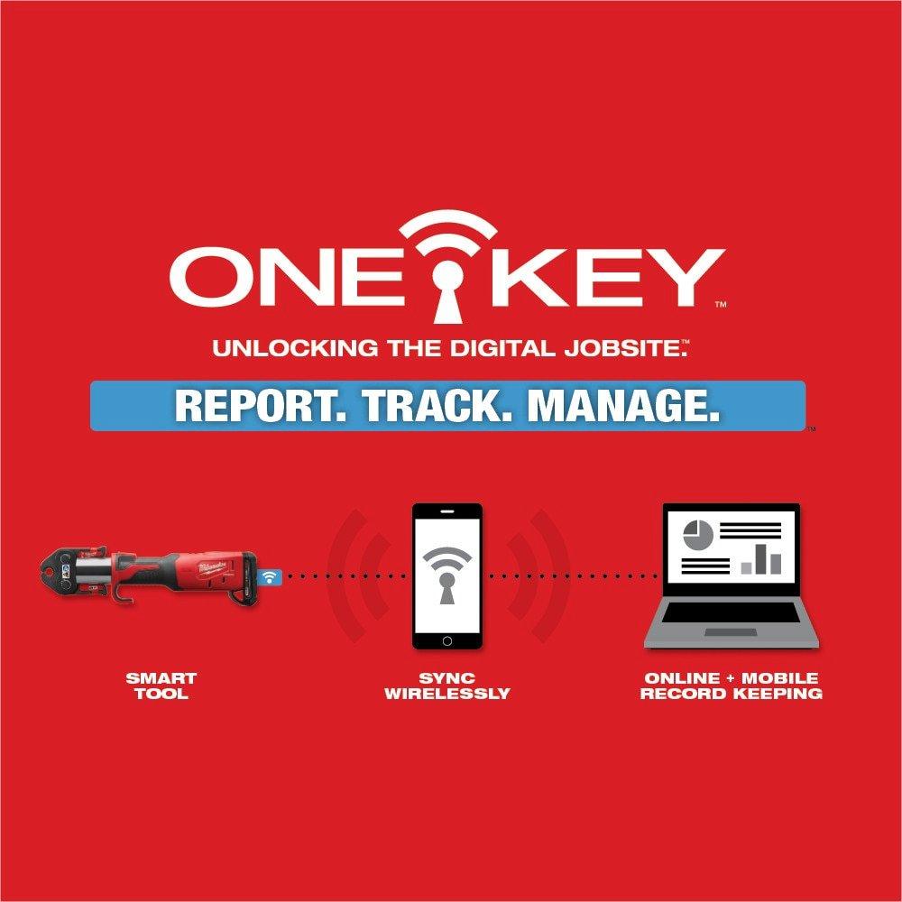 Milwaukee&reg; Red 0.5 - 2 in. Battery Press Tool 