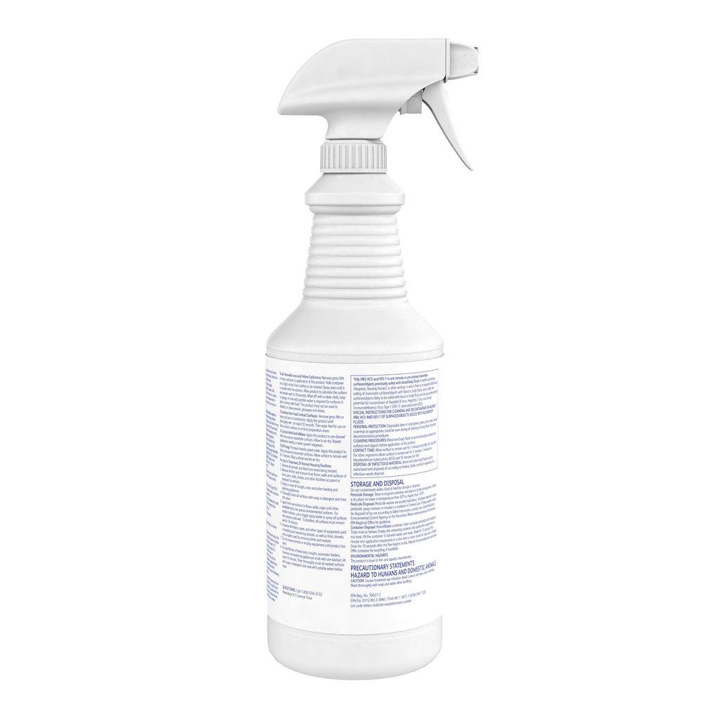 Diversey Colorless Lemon Scented Disinfectant Cleaner (Case of 12) 