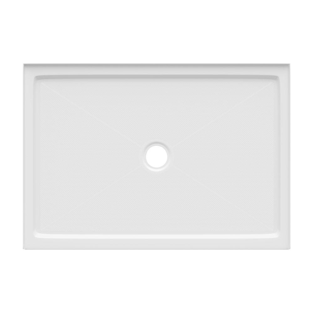 PROFLO&reg; White 41-7/8 x 33-7/8 in. Rectangle Shower Base 