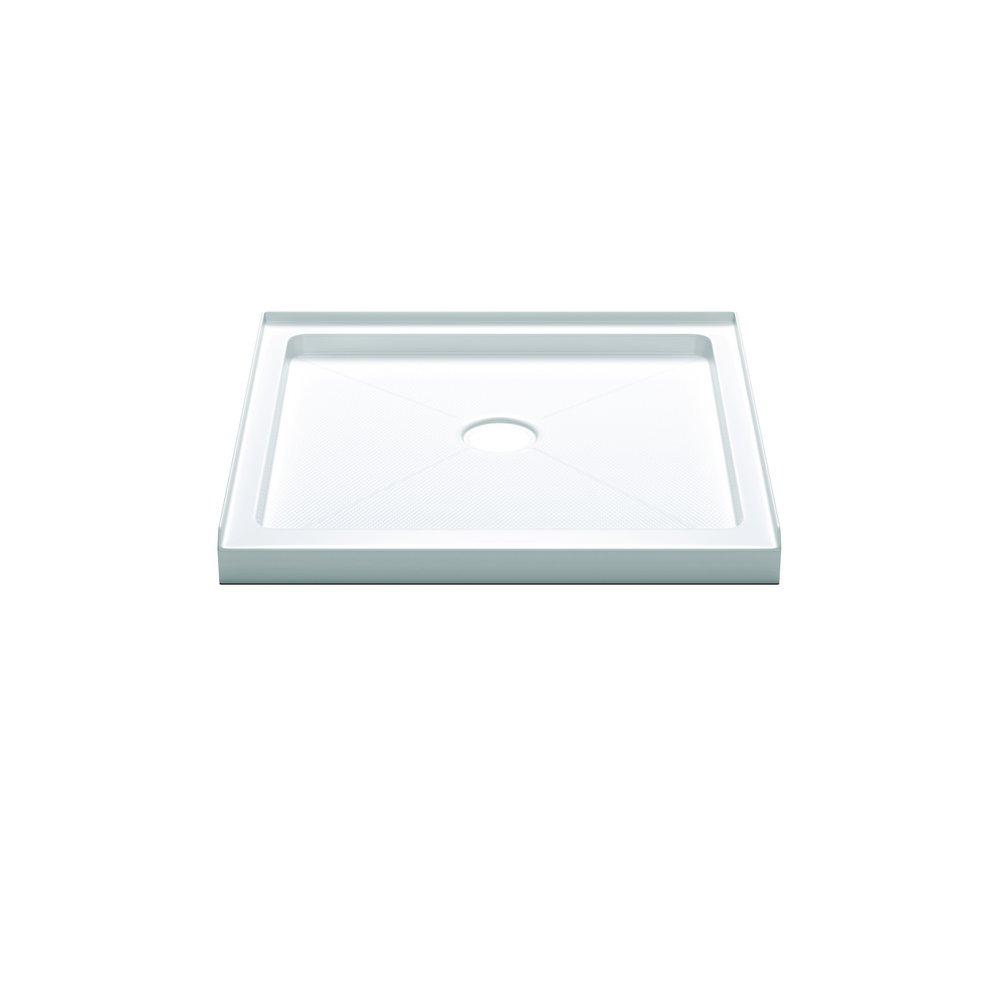 PROFLO® White 41-7/8 x 41-7/8 in. Square Shower Base 