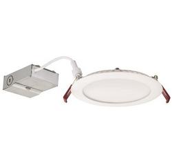 6 x 1-1/10 x 6 in. 14.1W LED Recessed Housing & Trim in Matte White