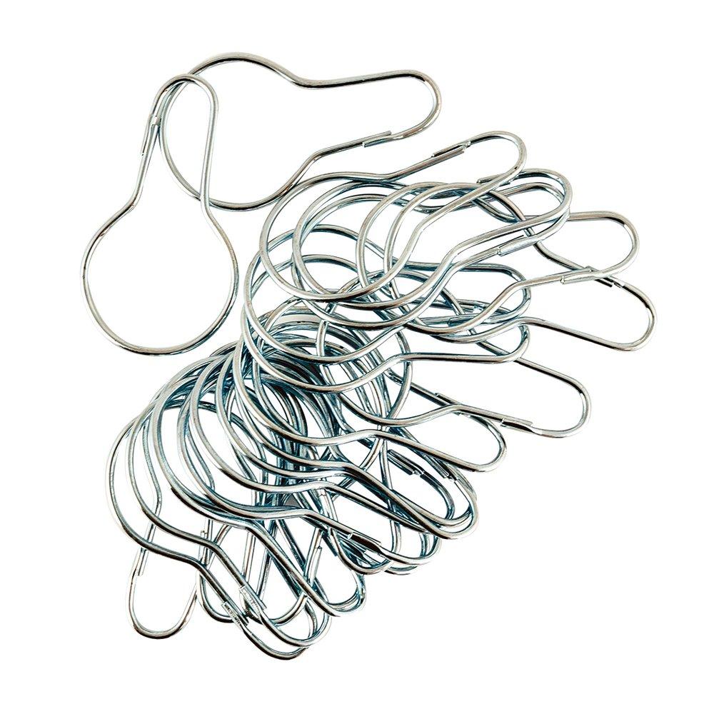 Nickel Plated 3 in. Cylinder Curtain Ring (Pack of 24) 