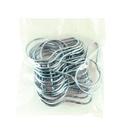 Nickel Plated 3 in. Cylinder Curtain Ring (Pack of 24) 