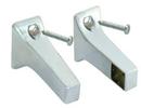 EZ-FLO Chrome Towel Bar Bracket with Concealed Screw 