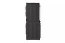 LG Black Steel 27 in. 120V 7.4 cu. ft. Gas Combination Washer & Dryers 