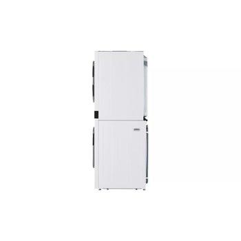 LG White 27 in. 240V 7.4 cu. ft. Electric Combination Washer & Dryers 