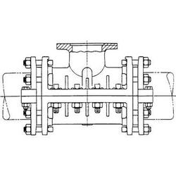12 x 6 in. Mechanical Joint Cast Ductile Iron Reducing Sleeve