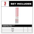 3PC SHOCKWAVE CARB HAMM DRILL 