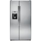 GE® Stainless Steel 35-3/4 in. 18.0 cu. ft. Side-By-Side Refrigerator