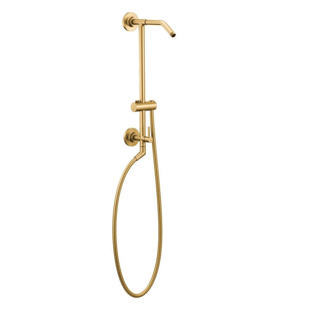 Moen Brushed Gold Single Handle Double Function Shower System 
