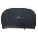 Side-by-Side High-Capacity Jumbo Toilet Paper Dispenser in Black (Roll of 2)