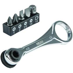 5-piece Slim-Profile Mini Ratchet Set