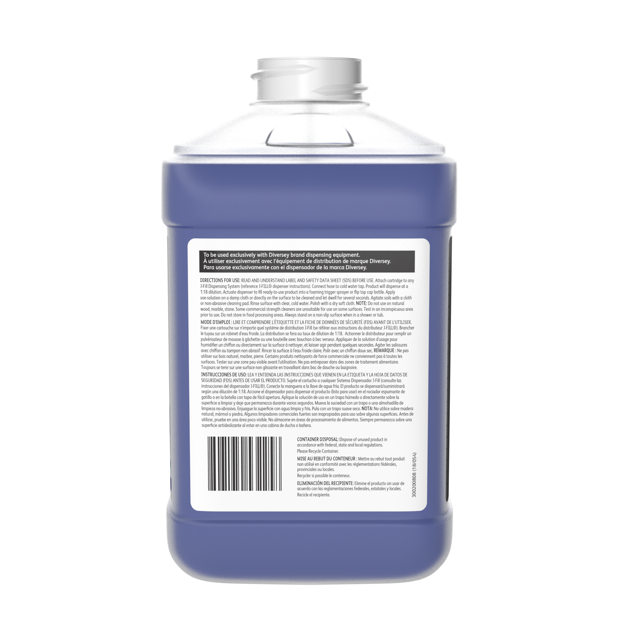 Diversey Purple Bathroom Cleaner and Scale Remover 