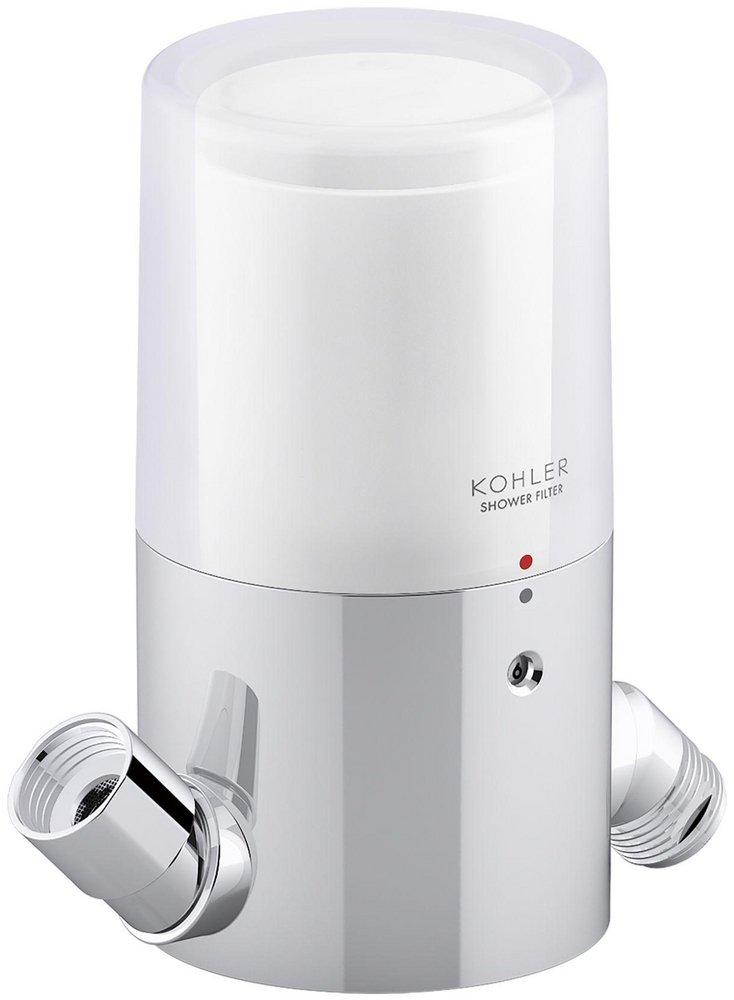 KOHLER Polished Chrome 1/2 x 2-15/16 in. NPT Acrylic and Metal Shower Filter 