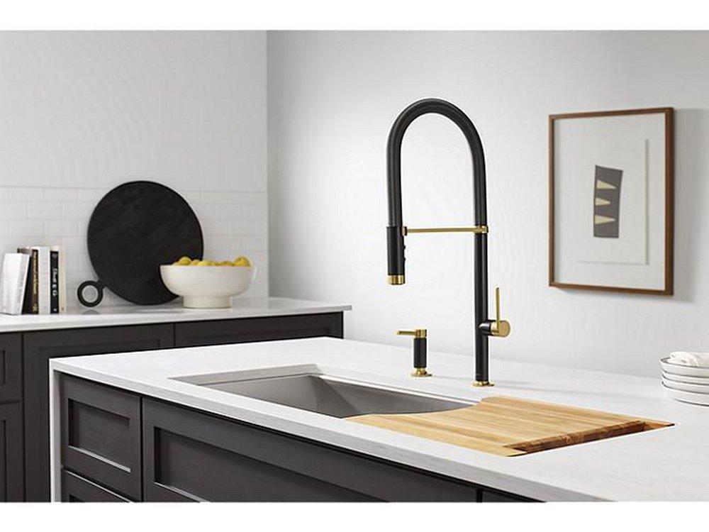 Kallista Matte Black Kitchen Faucet 