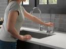 Delta Faucet Lumicoat&trade; Arctic Stainless Single Handle Pull Down Kitchen Faucet 