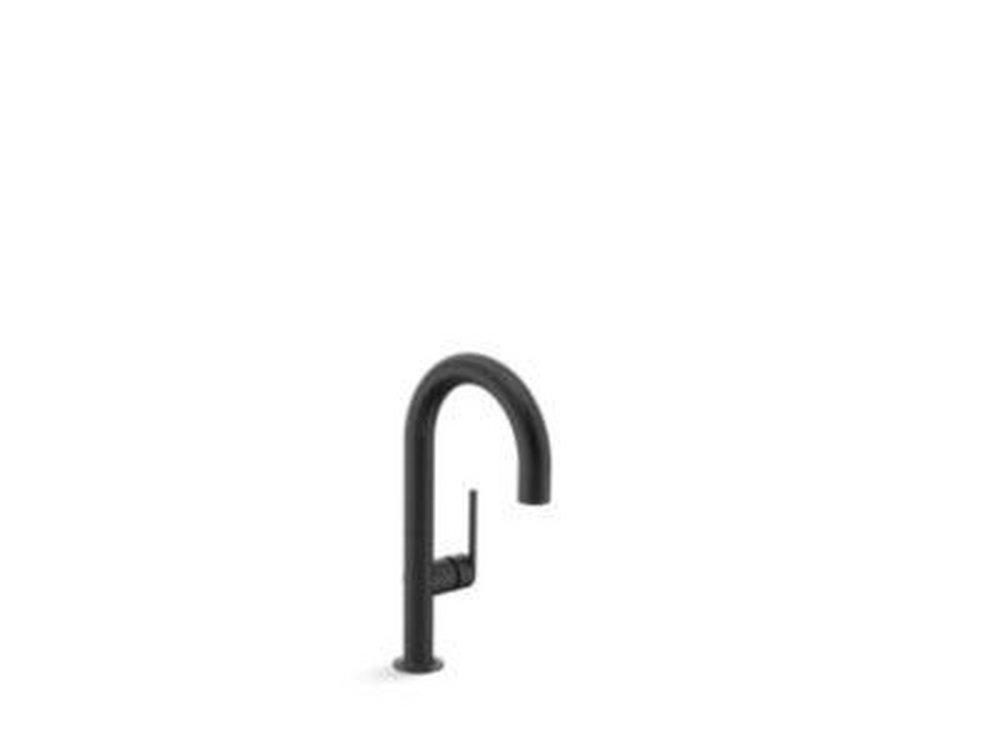 Kallista Matte Black Single Handle Lever Bar Faucet 
