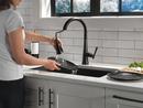 Delta Faucet Matte Black Single Handle Pull Down Touch Activated Kitchen Faucet 