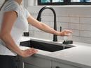 Delta Faucet Matte Black Single Handle Pull Down Touch Activated Kitchen Faucet 