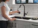 Delta Faucet Matte Black Single Handle Pull Down Touch Activated Kitchen Faucet 