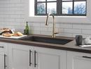 Delta Faucet Lumicoat&reg; Champagne Bronze Single Handle Pull Down Kitchen Faucet 