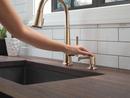 Delta Faucet Lumicoat Champagne Bronze Single Handle Pull Down Kitchen Faucet 