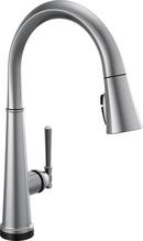 Delta Faucet Lumicoat&trade; Arctic Stainless Single Handle Pull Down Touch Activated Kitchen Faucet 