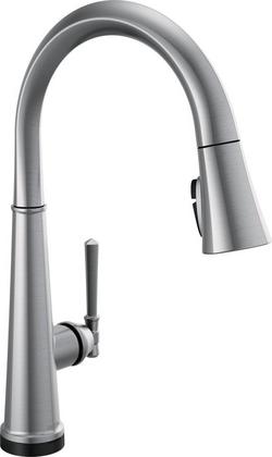 Single Handle Pull Down Kitchen Faucet with Touch Activation in Lumicoat&reg; Arctic Stainless