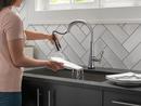 Delta Faucet Lumicoat&trade; Arctic Stainless Single Handle Pull Down Touch Activated Kitchen Faucet 