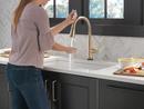 Delta Faucet Lumicoat Champagne Bronze Single Handle Pull Down Touch Activated Kitchen Faucet 