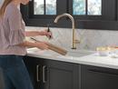 Delta Faucet Lumicoat Champagne Bronze Single Handle Pull Down Touch Activated Kitchen Faucet 