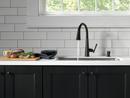 Delta Faucet Matte Black Single Handle Pull Down Kitchen Faucet 
