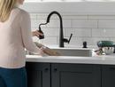 Delta Faucet Matte Black Single Handle Pull Down Kitchen Faucet 