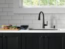 Delta Faucet Matte Black Single Handle Pull Down Kitchen Faucet 
