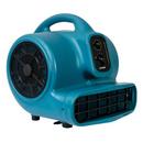 1/3 HP 2000 CFM 3.8 Amps 3-Speed Centrifugal Air Mover with 3-Hour Timer & Washable Filter Kit in Blue 